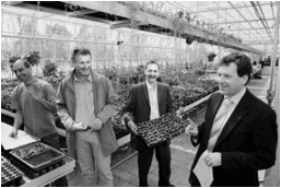 Einweihung Gewächshaus